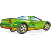 auto_green_sports_car